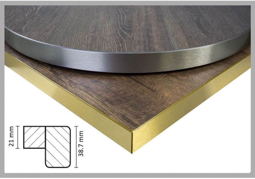 Bordsskiva med Mässing 38,7 mm 1 Bordsskiva med Mässing 38,7 mm