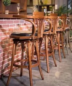 Tack för ditt meddelande! 4 Tygklädda Barstolar